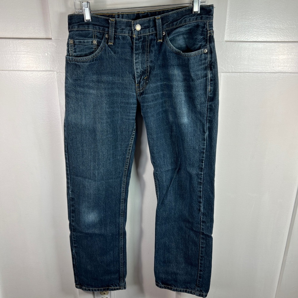 Levis 559 Relaxed Straight Jeans Mens 30x30 Dark Wash Blue Denim 00559-4010
